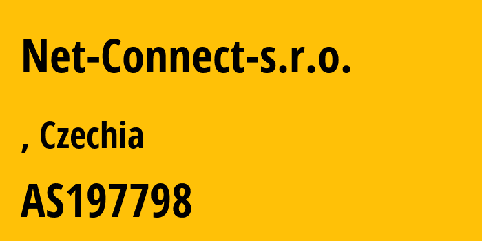 Информация о провайдере Net-Connect-s.r.o. AS197798 Net-Connect s.r.o.: все IP-адреса, network, все айпи-подсети