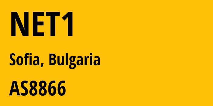 Информация о провайдере NET1 AS8866 Vivacom Bulgaria EAD: все IP-адреса, network, все айпи-подсети