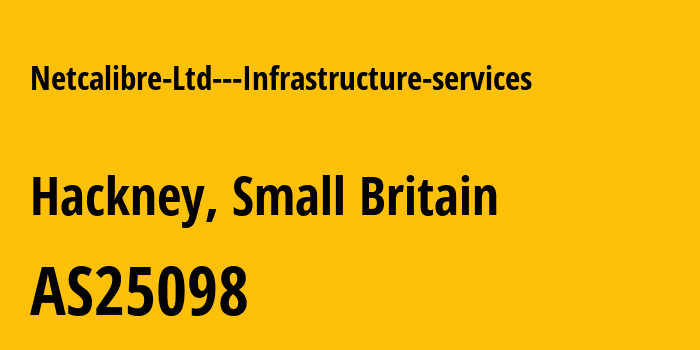 Информация о провайдере Netcalibre-Ltd---Infrastructure-services AS25098 Netcalibre Ltd: все IP-адреса, network, все айпи-подсети