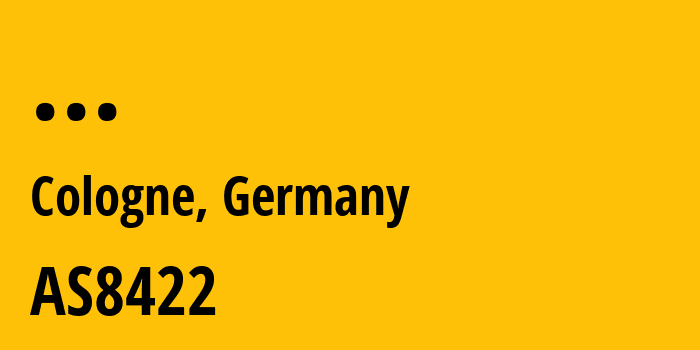 Информация о провайдере NetCologne-Gesellschaft-fur-Telekommunikation-mbH AS8422 NetCologne Gesellschaft fur Telekommunikation mbH: все IP-адреса, network, все айпи-подсети