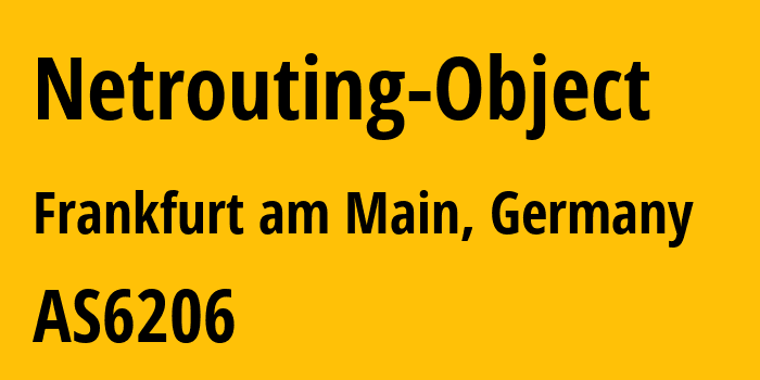 Информация о провайдере Netrouting-Object AS6206 Netrouting B.V.: все IP-адреса, network, все айпи-подсети