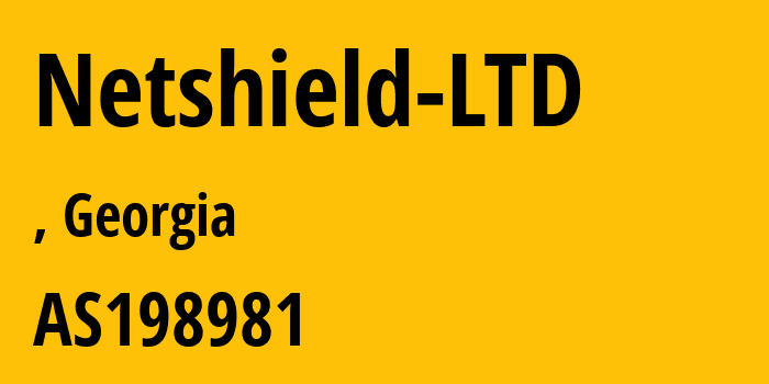 Информация о провайдере Netshield-LTD AS198981 NETSHIELD LTD: все IP-адреса, network, все айпи-подсети