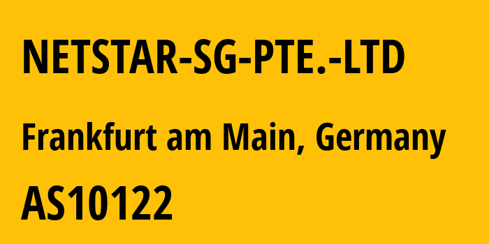 Информация о провайдере NETSTAR-SG-PTE.-LTD AS10122 NETSTAR (SG) PTE. LTD.: все IP-адреса, network, все айпи-подсети