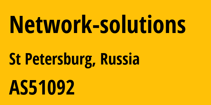 Информация о провайдере Network-solutions AS51092 TVIP Media LLC: все IP-адреса, network, все айпи-подсети