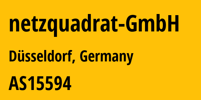 Информация о провайдере netzquadrat-GmbH AS15594 netzquadrat GmbH: все IP-адреса, network, все айпи-подсети