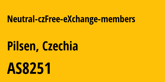 Информация о провайдере Neutral-czFree-eXchange-members AS8251 FreeTel, s.r.o.: все IP-адреса, network, все айпи-подсети