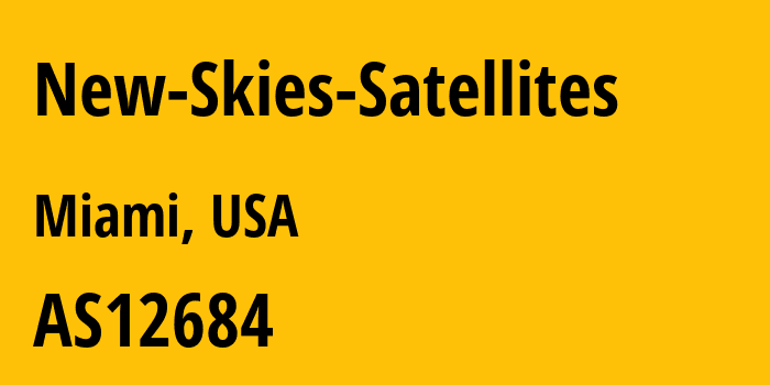 Информация о провайдере New-Skies-Satellites AS12684 SES ASTRA S.A.: все IP-адреса, network, все айпи-подсети