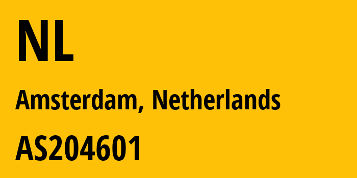 Информация о провайдере NL AS204601 Zomro B.V.: все IP-адреса, network, все айпи-подсети