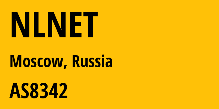 Информация о провайдере NLNET AS8342 JSC RTComm.RU: все IP-адреса, network, все айпи-подсети