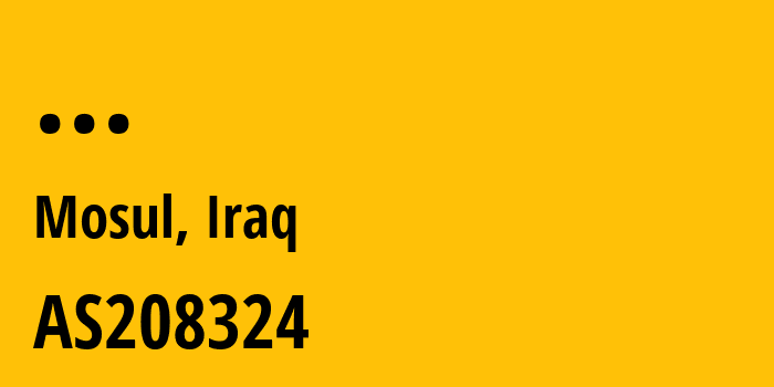 Информация о провайдере Noor-Al-Bedaya-for-General-Trading-and-Agricultural,-Ltd. AS208324 NBTEL Downstream: все IP-адреса, network, все айпи-подсети