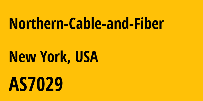 Информация о провайдере Northern-Cable-and-Fiber AS7029 Windstream Communications LLC: все IP-адреса, network, все айпи-подсети
