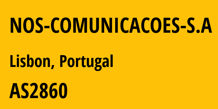 Информация о провайдере NOS-COMUNICACOES-S.A AS2860 NOS COMUNICACOES, S.A.: все IP-адреса, network, все айпи-подсети