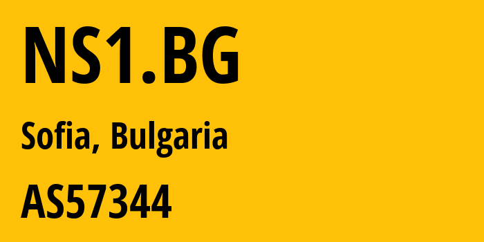 Информация о провайдере NS1.BG AS57344 Telehouse EAD: все IP-адреса, network, все айпи-подсети