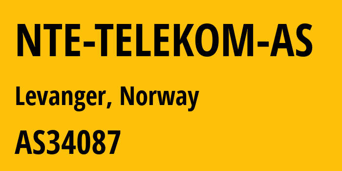 Информация о провайдере NTE-TELEKOM-AS AS34087 NTE TELEKOM AS: все IP-адреса, network, все айпи-подсети