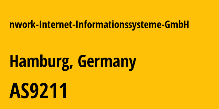 Информация о провайдере nwork-Internet-Informationssysteme-GmbH AS9211 Nawork Internet Informationssysteme GmbH: все IP-адреса, network, все айпи-подсети