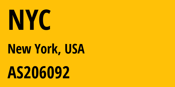 Информация о провайдере NYC AS206092 Internet Utilities Europe and Asia Limited: все IP-адреса, network, все айпи-подсети