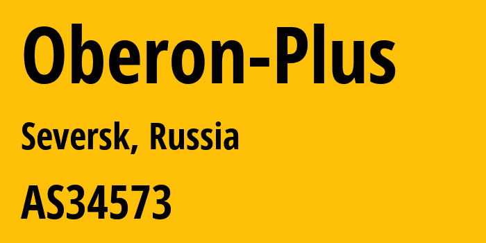 Информация о провайдере Oberon-Plus AS34573 Information-Computer Center Oberon Plus, LLC: все IP-адреса, network, все айпи-подсети