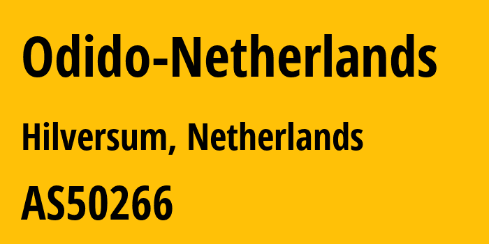 Информация о провайдере Odido-Netherlands AS50266 Odido Netherlands B.V.: все IP-адреса, network, все айпи-подсети