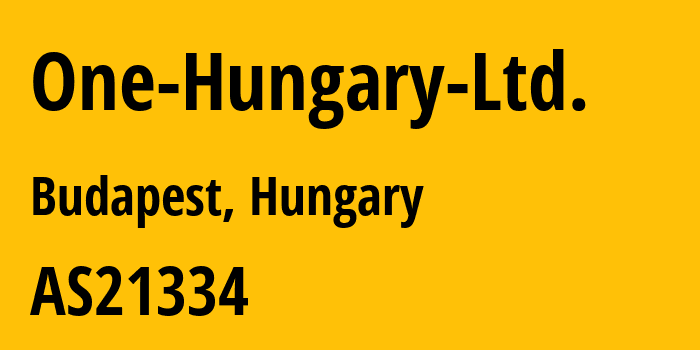 Информация о провайдере One-Hungary-Ltd. AS21334 One Hungary Ltd.: все IP-адреса, network, все айпи-подсети