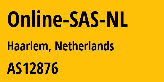 Информация о провайдере Online-SAS-NL AS12876 SCALEWAY S.A.S.: все IP-адреса, network, все айпи-подсети