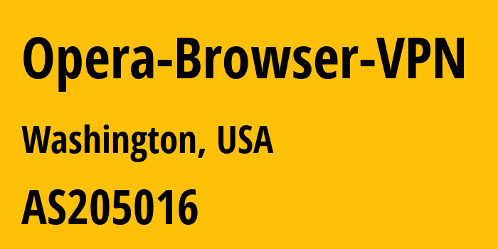 Информация о провайдере Opera-Browser-VPN AS205016 HERN Labs AB: все IP-адреса, network, все айпи-подсети