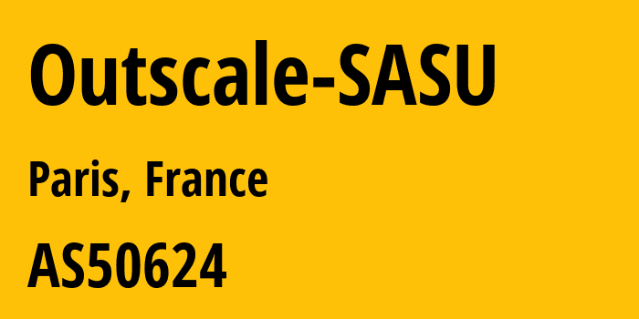 Информация о провайдере Outscale-SASU AS50624 Outscale SASU: все IP-адреса, network, все айпи-подсети