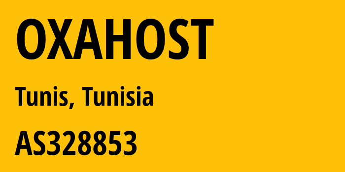 Информация о провайдере OXAHOST AS328853 OXAHOST: все IP-адреса, network, все айпи-подсети