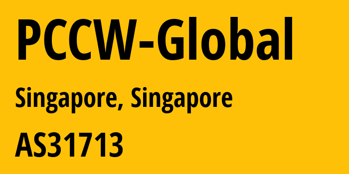 Информация о провайдере PCCW-Global AS31713 Gateway Communications: все IP-адреса, network, все айпи-подсети