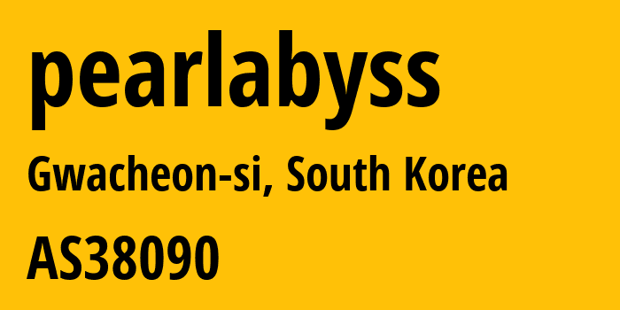 Информация о провайдере pearlabyss AS38090 pearlabyss: все IP-адреса, network, все айпи-подсети