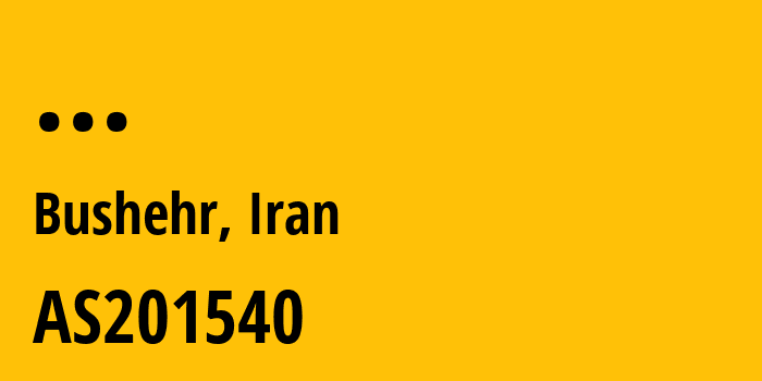Информация о провайдере Pishgaman-Toseeh-Fanavari-Etelaat-Va-Ertebatat-Jonoub-Joint-Stock-Company AS201540 Pishgaman Toseeh Fanavari Etelaat Va Ertebatat Jonoub (Joint Stock Company): все IP-адреса, network, все айпи-подсети
