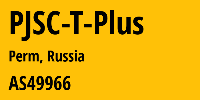 Информация о провайдере PJSC-T-Plus AS49966 PJSC T Plus: все IP-адреса, network, все айпи-подсети