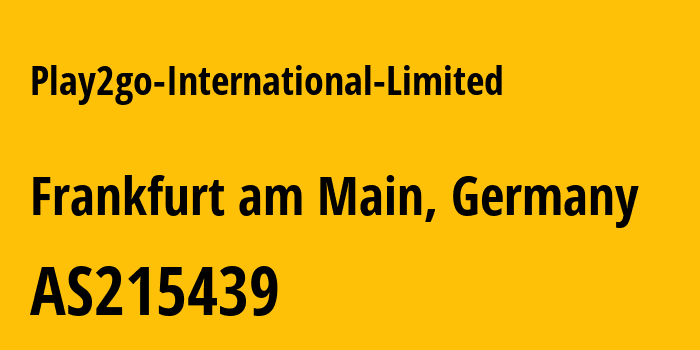 Информация о провайдере Play2go-International-Limited AS215439 PLAY2GO INTERNATIONAL LIMITED: все IP-адреса, network, все айпи-подсети