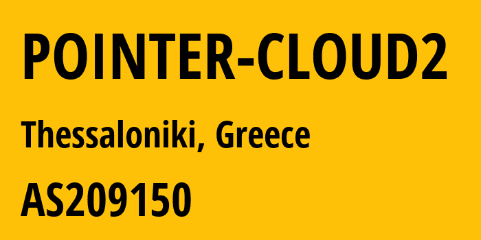 Информация о провайдере POINTER-CLOUD2 AS209150 TH.PAPAMICHAIL VAINAS - G.PSALTAKIS G.P: все IP-адреса, network, все айпи-подсети