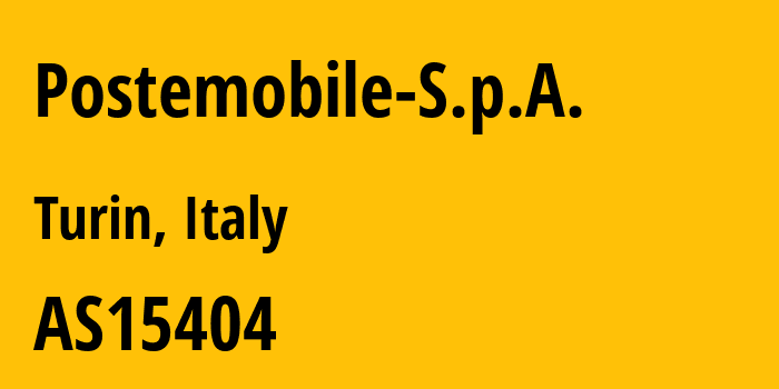 Информация о провайдере Postemobile-S.p.A. AS15404 COLT Technology Services Group Limited: все IP-адреса, network, все айпи-подсети