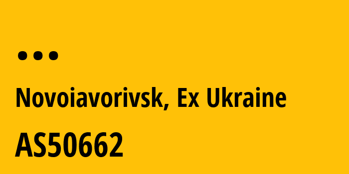Информация о провайдере PP-Scientific-industrial-enterprise-Leokom AS50662 PP Scientific-industrial enterprise Leokom: все IP-адреса, network, все айпи-подсети