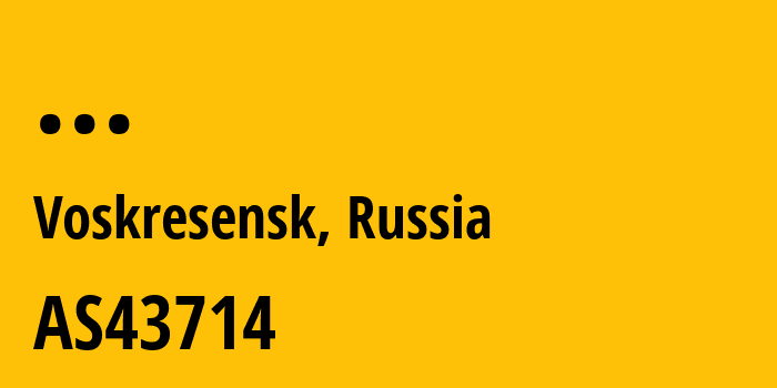 Информация о провайдере Production-co-operative-Economic-legal-laboratory AS43714 Production co-operative Economic-legal laboratory: все IP-адреса, network, все айпи-подсети