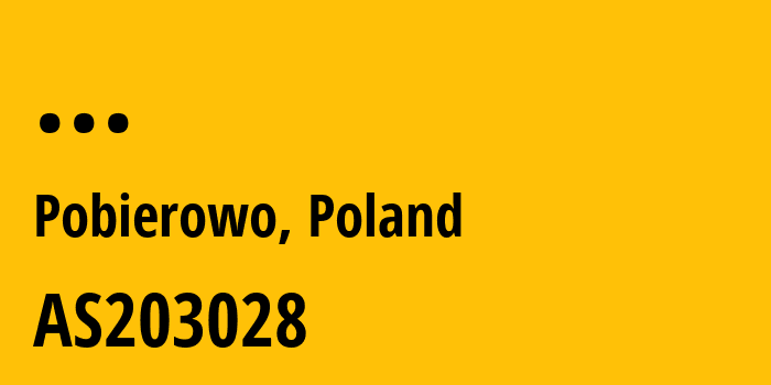 Информация о провайдере Prymas-Inwestycje-Spolka-Z-Ograniczona-Odpowiedzialnoscia-Spolka-Komandytowa AS203028 PRYMAS INWESTYCJE SPOLKA Z OGRANICZONA ODPOWIEDZIALNOSCIA SPOLKA KOMANDYTOWA: все IP-адреса, network, все айпи-подсети