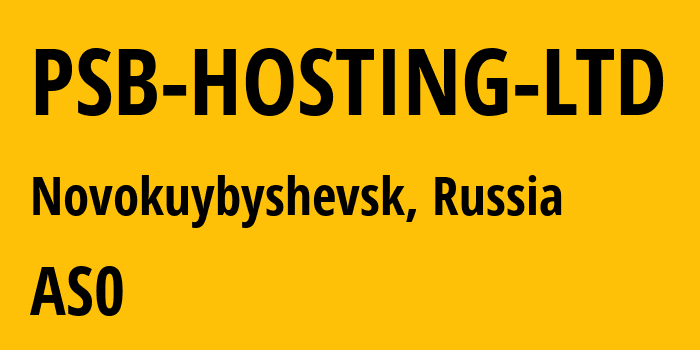 Информация о провайдере PSB-HOSTING-LTD : все IP-адреса, network, все айпи-подсети