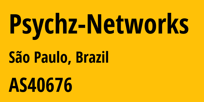 Информация о провайдере Psychz-Networks AS40676 Psychz Networks: все IP-адреса, network, все айпи-подсети