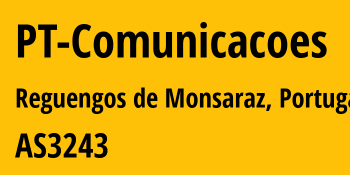 Информация о провайдере PT-Comunicacoes AS3243 MEO - SERVICOS DE COMUNICACOES E MULTIMEDIA S.A.: все IP-адреса, network, все айпи-подсети