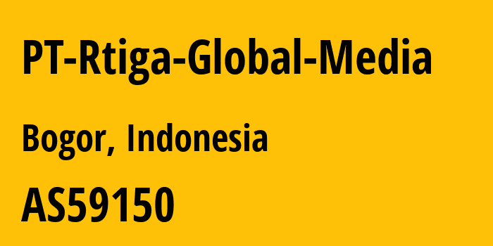 Информация о провайдере PT-Rtiga-Global-Media AS59150 PT Rtiga Global Media: все IP-адреса, network, все айпи-подсети