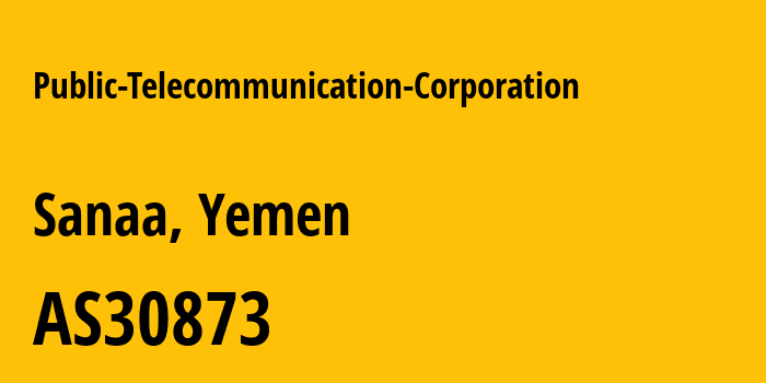 Информация о провайдере Public-Telecommunication-Corporation AS30873 Public Telecommunication Corporation: все IP-адреса, network, все айпи-подсети