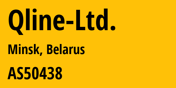 Информация о провайдере Qline-Ltd. AS50438 Qline Ltd.: все IP-адреса, network, все айпи-подсети