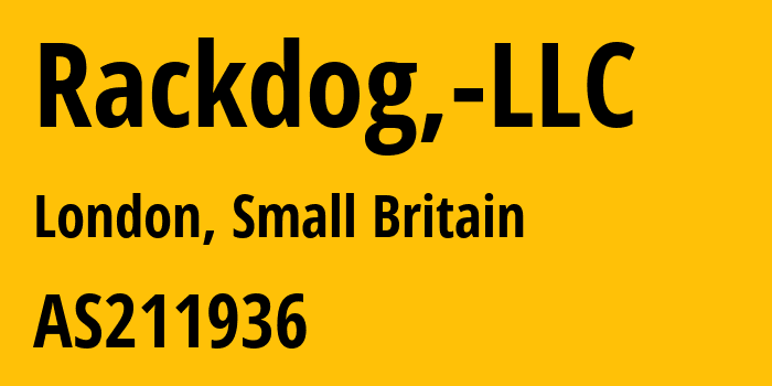 Информация о провайдере Rackdog,-LLC AS211936 Rackdog, LLC: все IP-адреса, network, все айпи-подсети