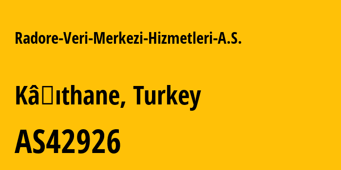 Информация о провайдере Radore-Veri-Merkezi-Hizmetleri-A.S. AS42926 Radore Veri Merkezi Hizmetleri A.S.: все IP-адреса, network, все айпи-подсети