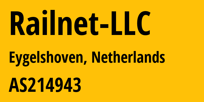 Информация о провайдере Railnet-LLC AS214943 Railnet LLC: все IP-адреса, network, все айпи-подсети