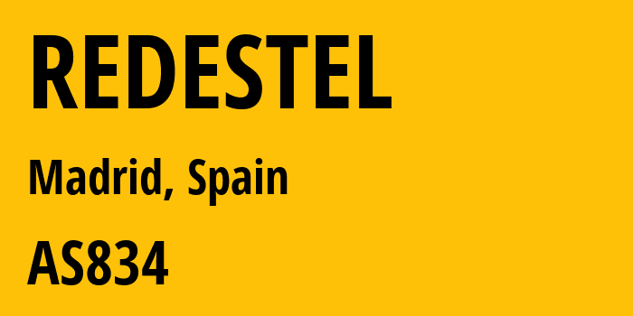 Информация о провайдере REDESTEL AS834 IPXO LLC: все IP-адреса, network, все айпи-подсети