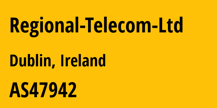 Информация о провайдере Regional-Telecom-Ltd AS47942 Regional Telecom Ltd: все IP-адреса, network, все айпи-подсети