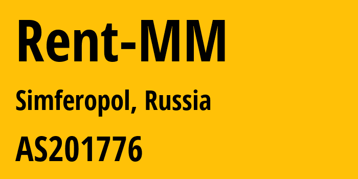 Информация о провайдере Rent-MM AS201776 Miranda-Media Ltd: все IP-адреса, network, все айпи-подсети