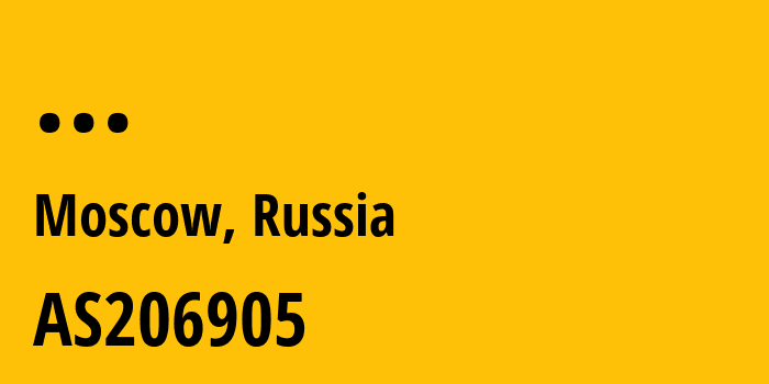 Информация о провайдере Research-Institute-of-Complex-Security-Systems-LLC AS206905 Research Institute of Complex Security Systems LLC: все IP-адреса, network, все айпи-подсети